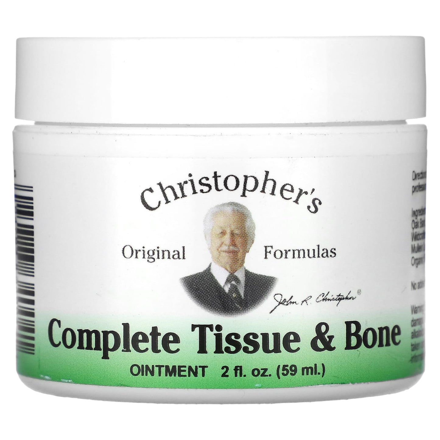Christopher's Original Formulas, Complete Tissue & Bone Ointment, 2 fl oz (59 ml) - Image 1