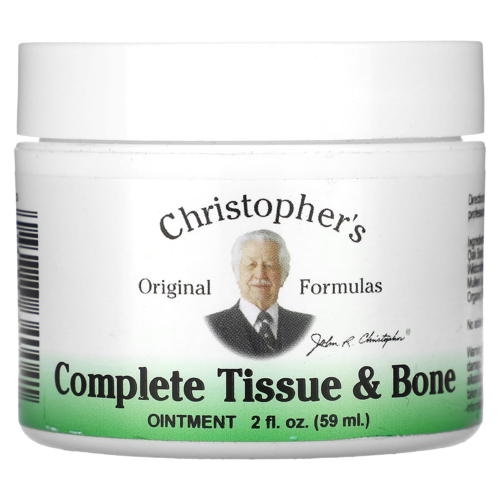 Christopher's Original Formulas, Complete Tissue & Bone Ointment, 2 fl oz (59 ml) - Image 1