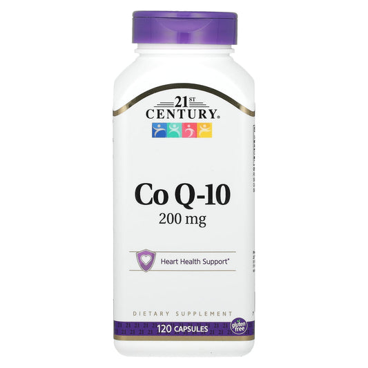 CoQ10 Dietary Supplement for Heart Health Support 200mg 120 Capsules - Image 1