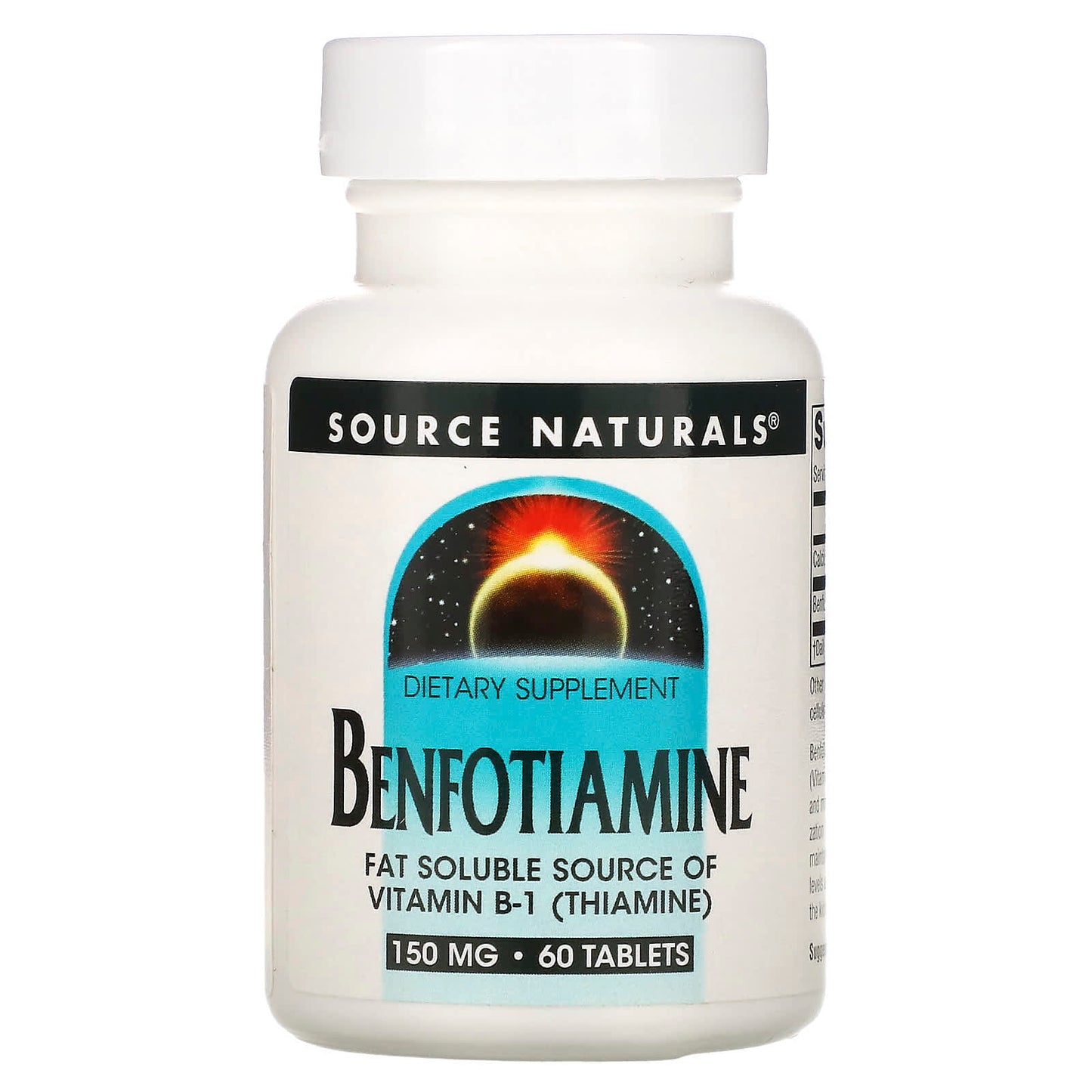 Source Naturals, Benfotiamine, 150 mg, 60 Tablets - Image 1
