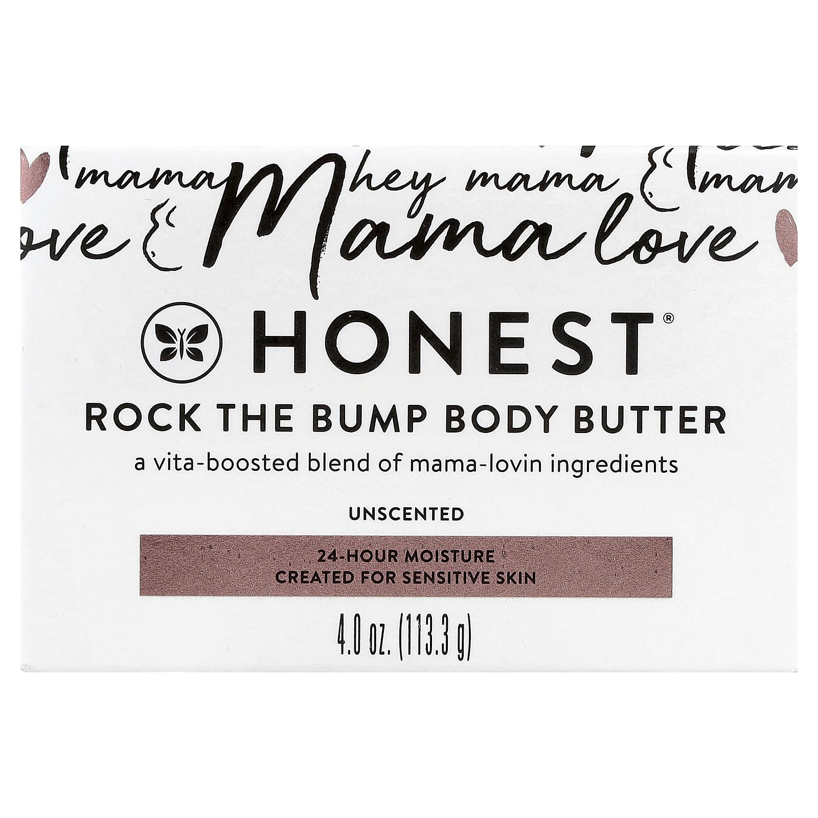 The Honest Company, Rock the Bump Body Butter, Unscented, 4 oz (113.3 g) - Image 2