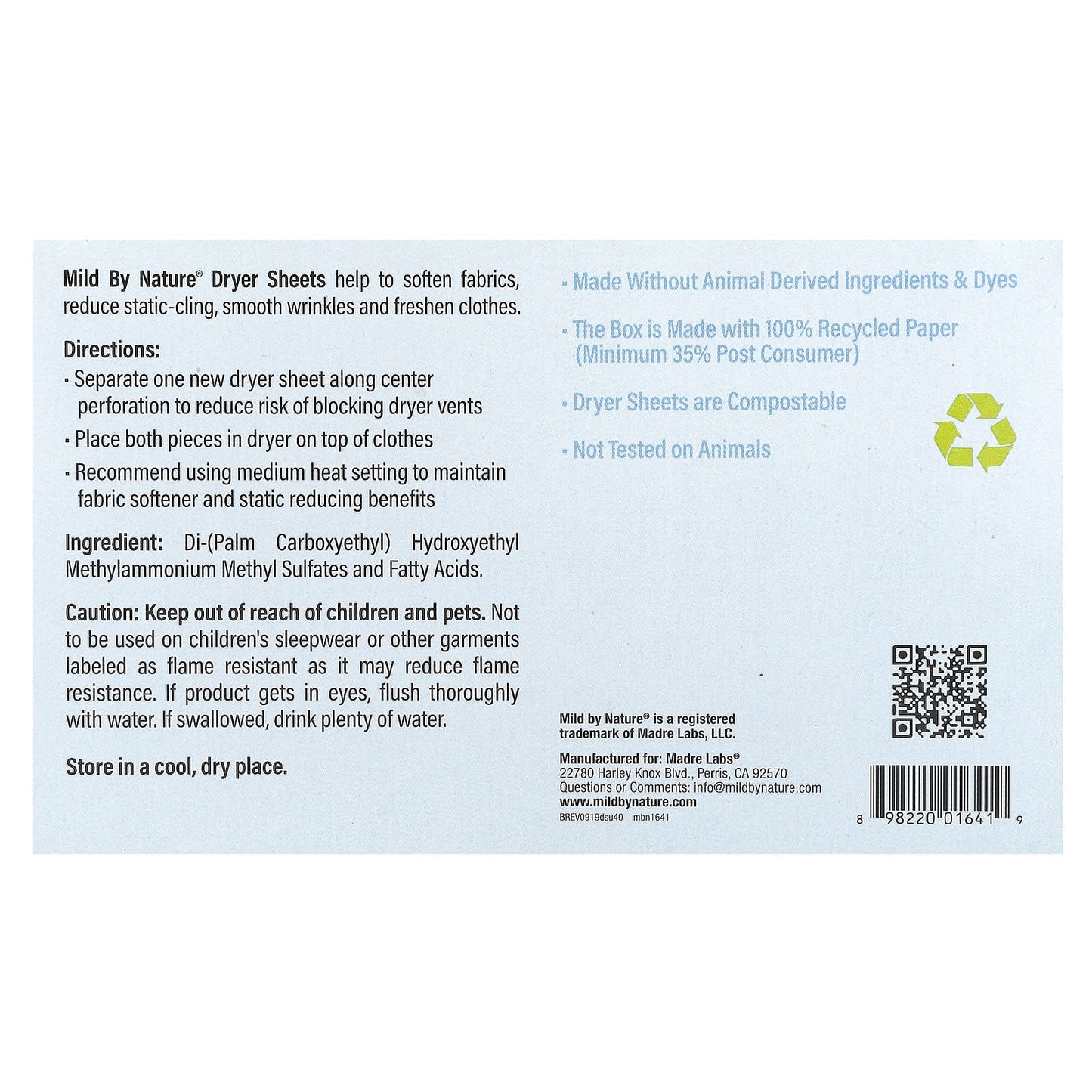Eco-Friendly Unscented Dryer Sheets | Compostable & Softening - Image 2