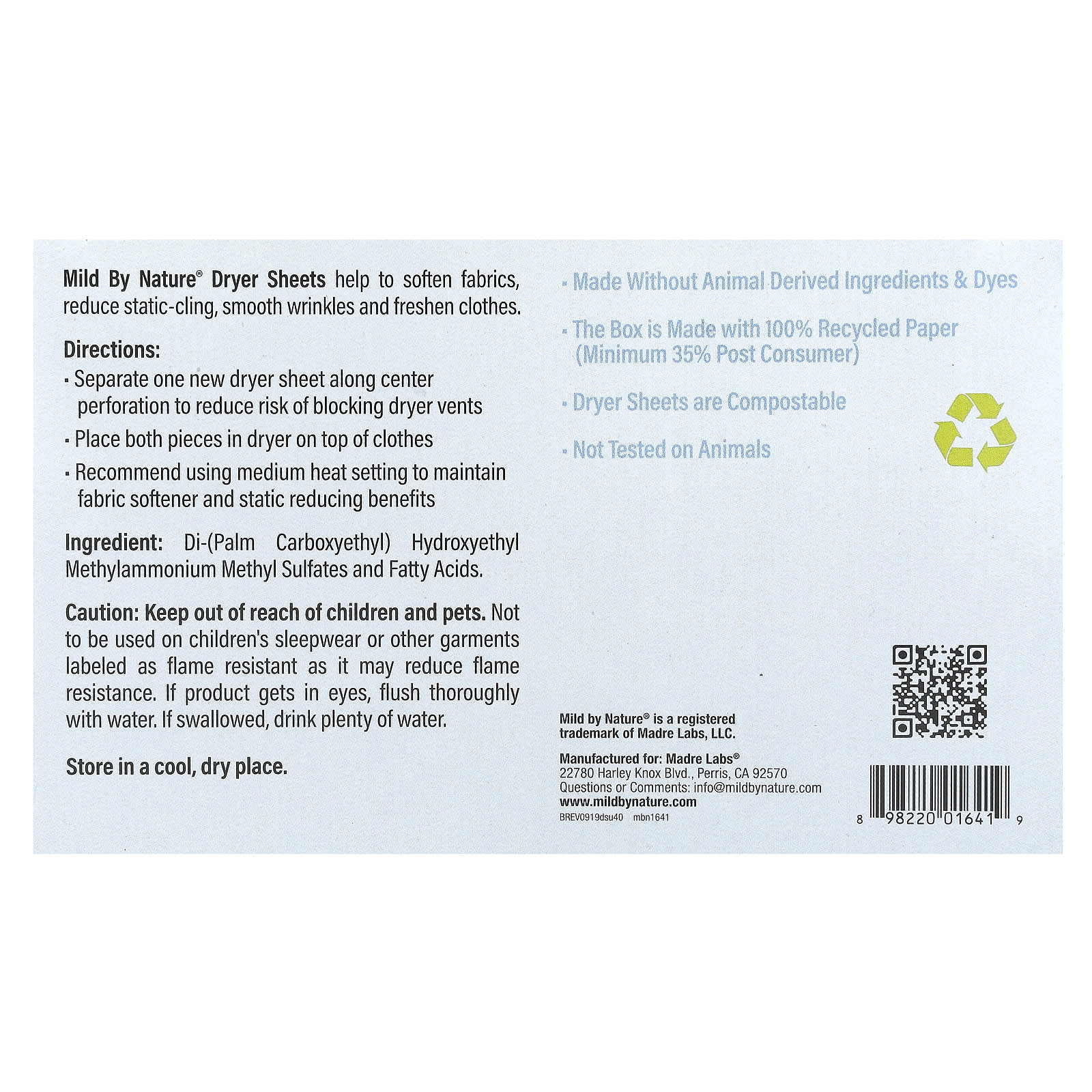 Eco-Friendly Unscented Dryer Sheets | Compostable & Softening - Image 2