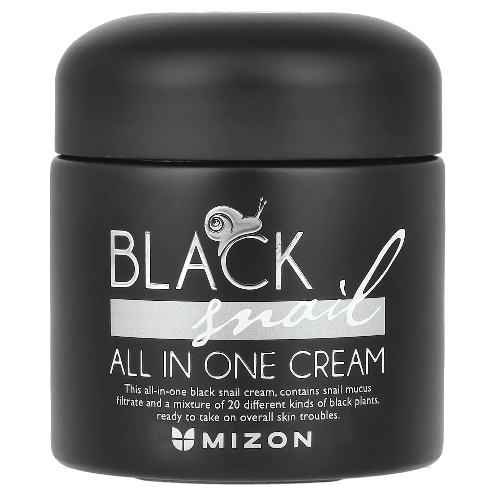 Mizon, Black Snail, All In One Cream, 2.53 fl oz (75 ml) - Image 1