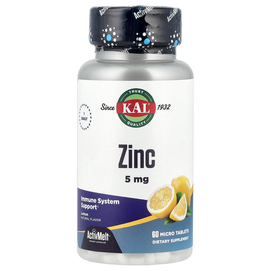 Boost Immunity with KAL Zinc ActivMelt 60 Count - Image 1
