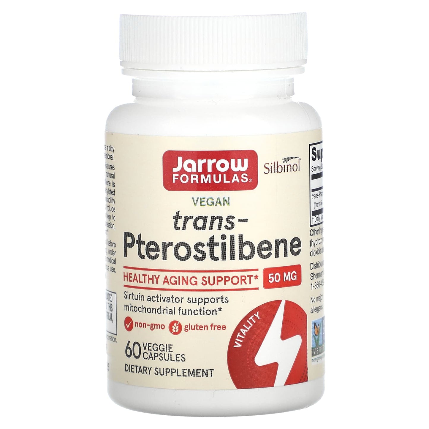 Unlock Healthy Aging with Jarrow Formulas Trans-Pterostilbene - Image 1