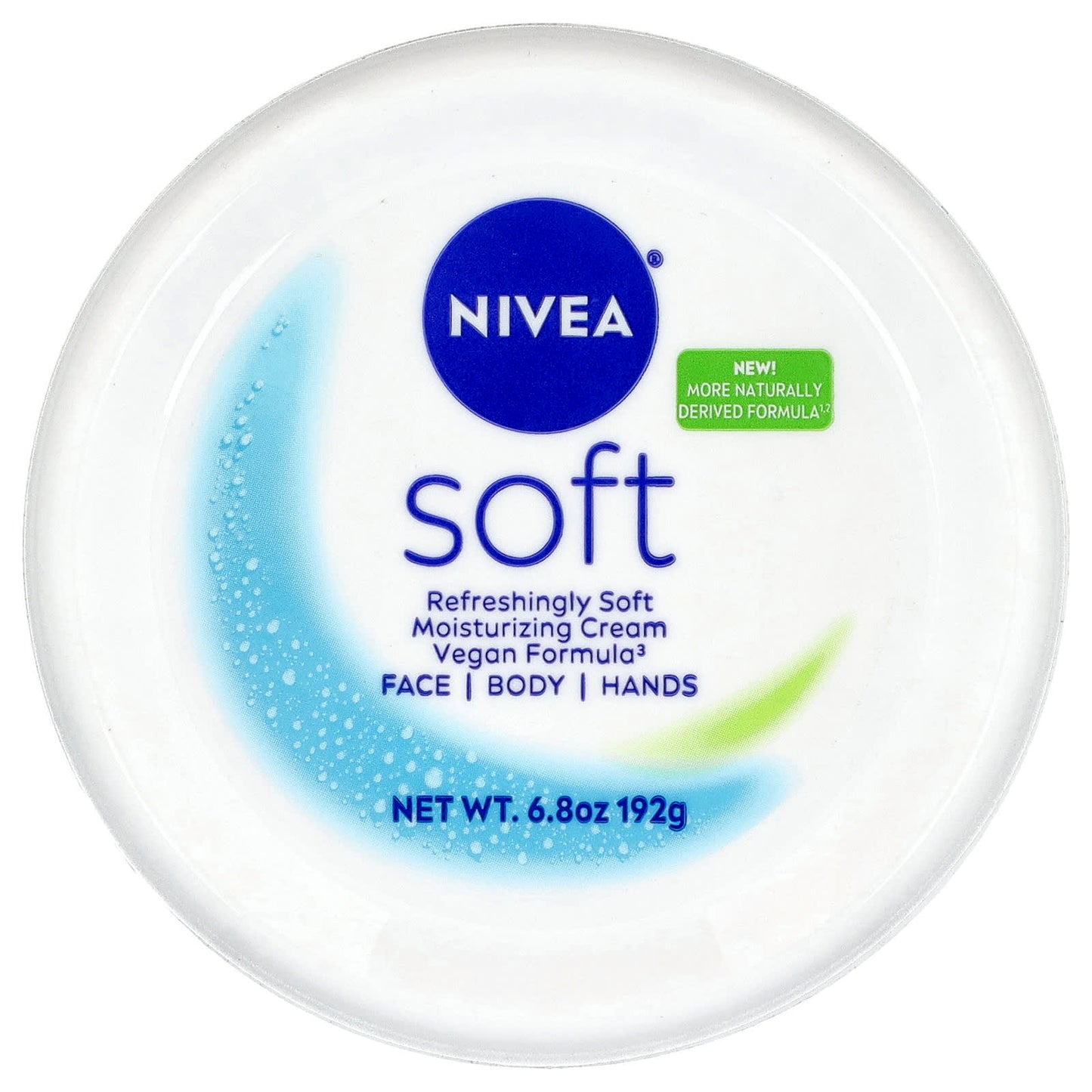 Nivea, Soft, Refreshing Soft Moisturizing Cream, 6.8 oz (192 g) - Image 1