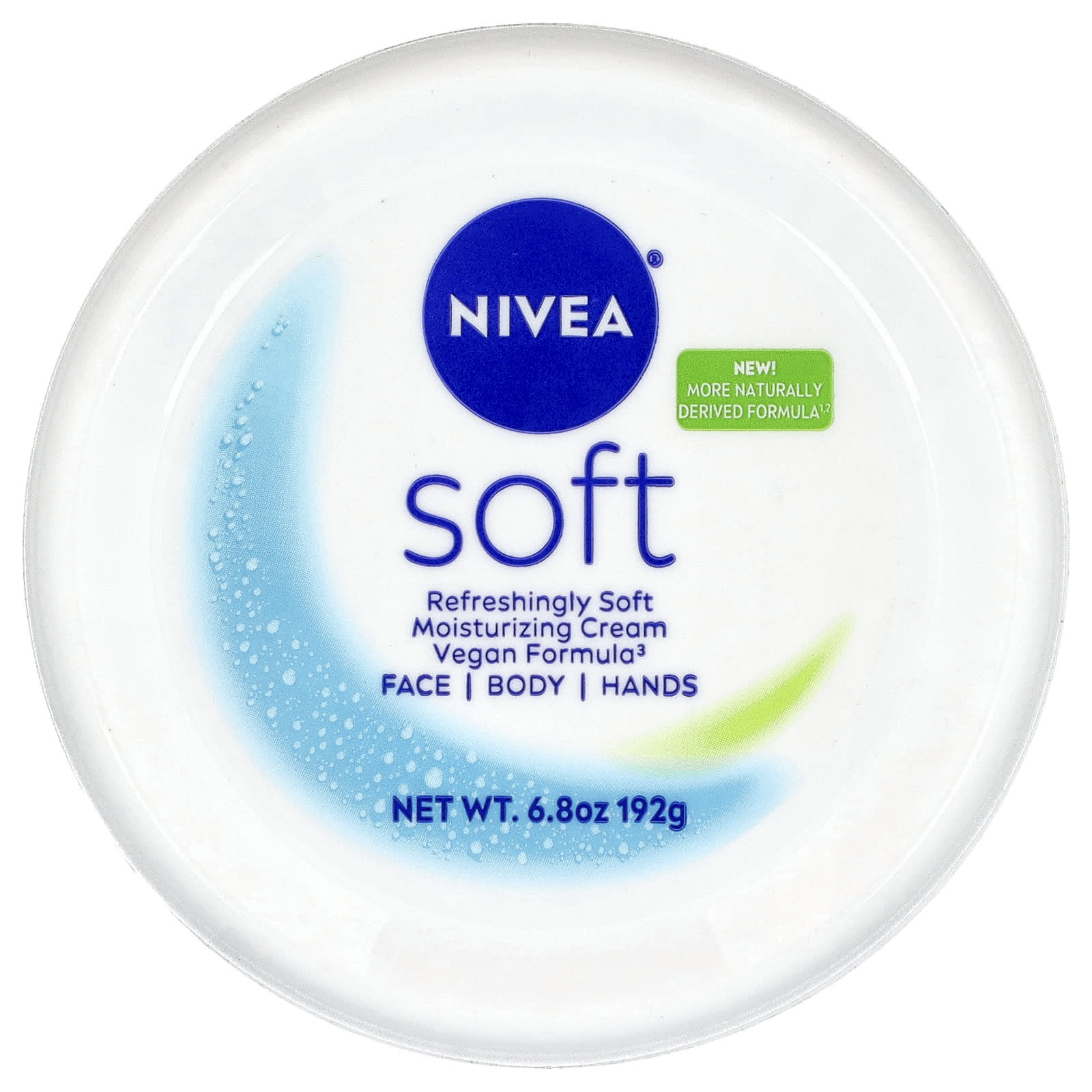 Nivea, Soft, Refreshing Soft Moisturizing Cream, 6.8 oz (192 g) - Image 1