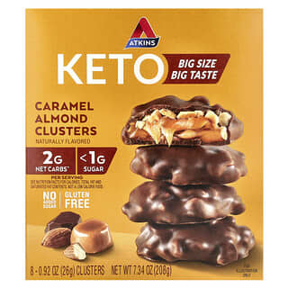 Keto Caramel Almond Clusters by Atkins - Big Taste, Low Carb