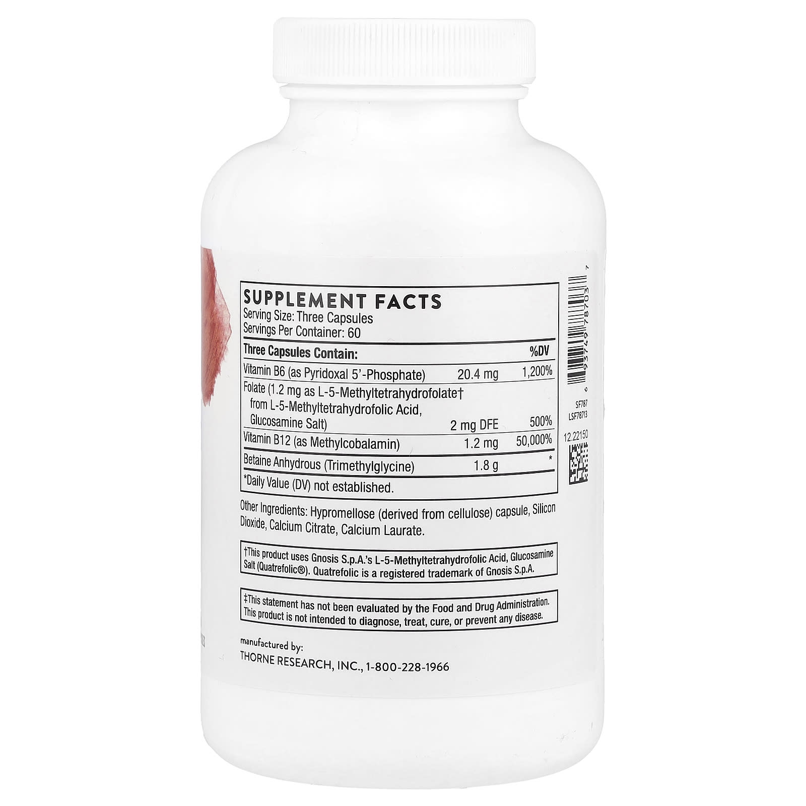 Thorne, Methyl-Guard®, 180 Capsules - Image 2