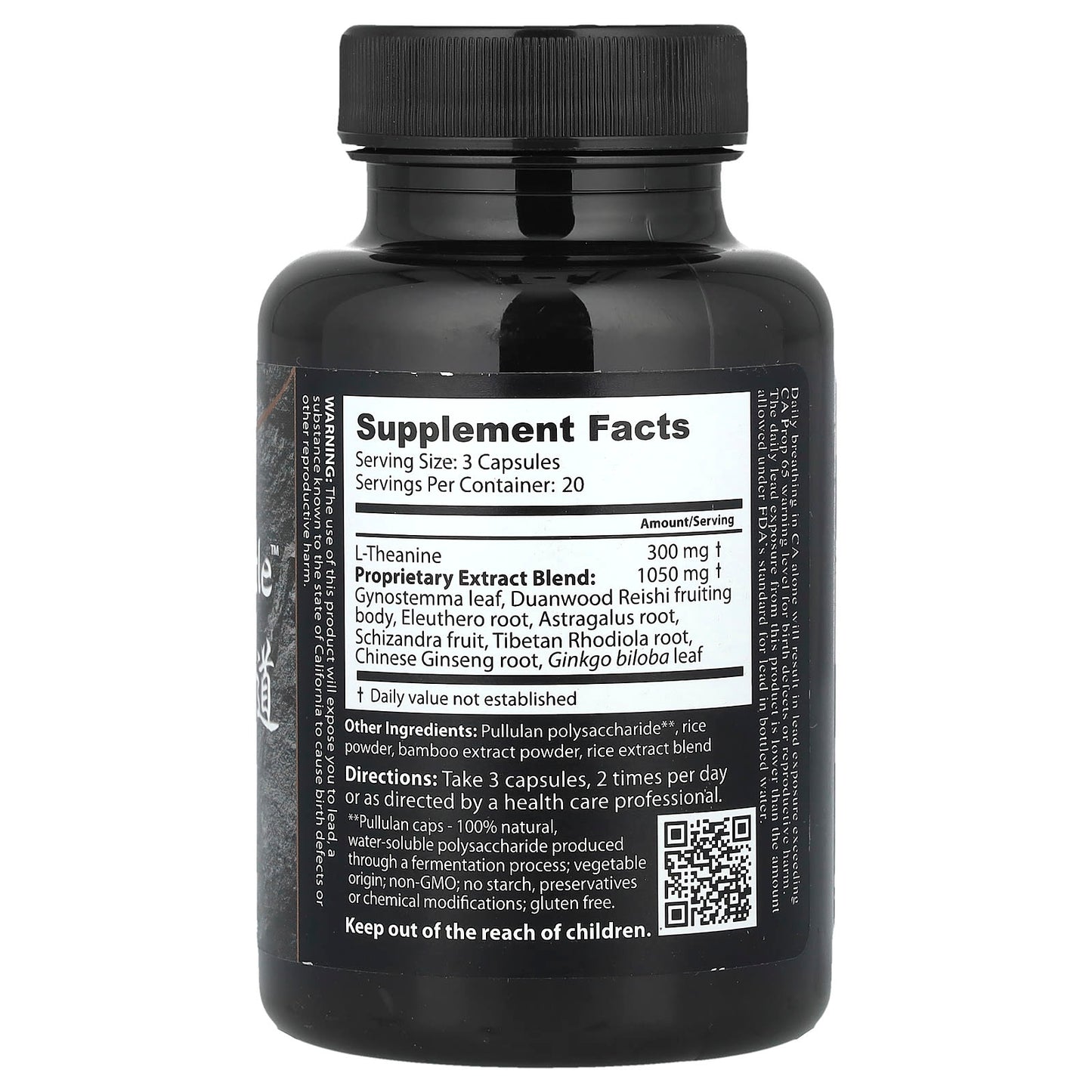Manage Stress with Dragon Herbs' Tao in a Bottle, 60 Capsules - Image 2