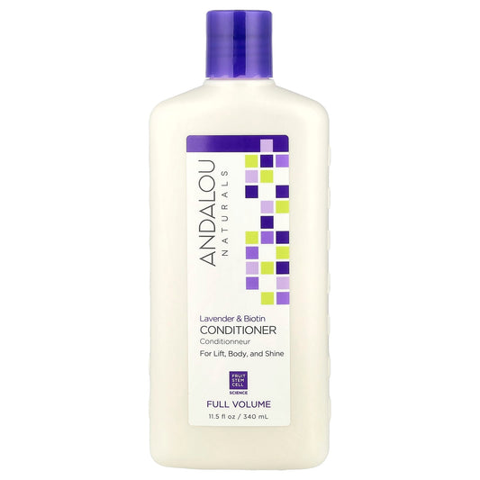 Andalou Naturals Lavender & Biotin Conditioner for Thicker, Fuller Hair - Image 1
