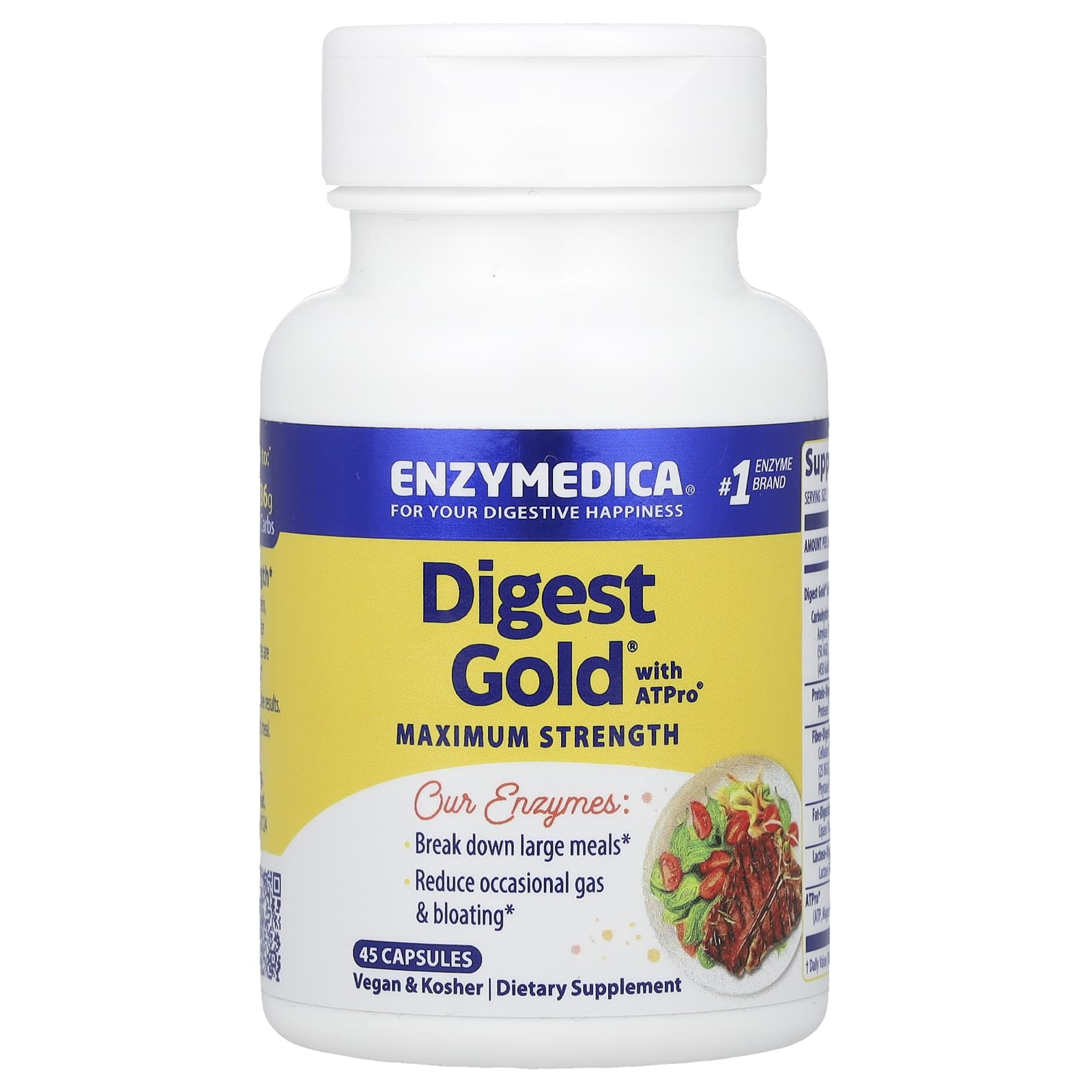 Enzymedica Digest Gold with ATPro for Maximum Digestive Health - Image 1