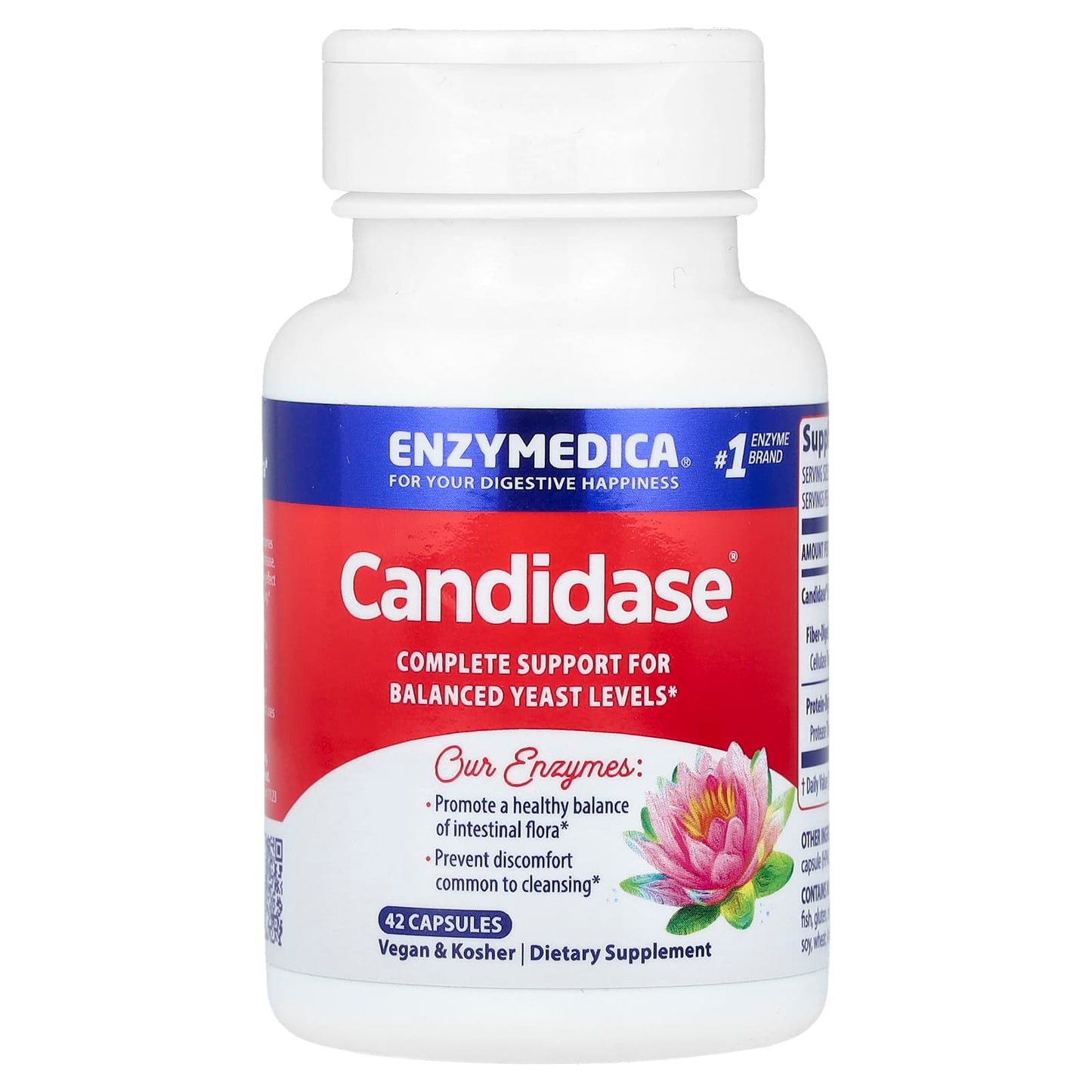 Candidase by Enzymedica - Support Balanced Yeast Levels - Image 1