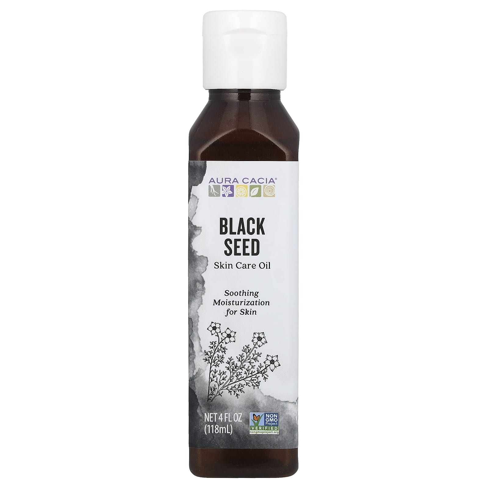 Black Seed Skin Care Oil - Pure Botanical, Non-GMO, 4 fl oz - Image 1