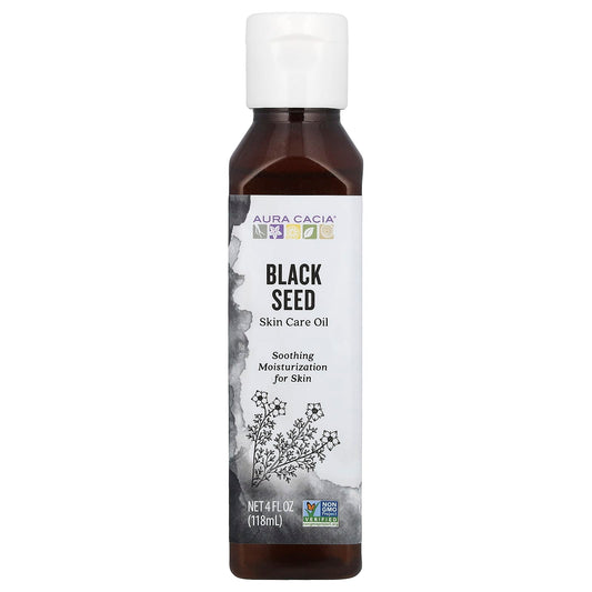 Black Seed Skin Care Oil - Pure Botanical, Non-GMO, 4 fl oz - Image 1