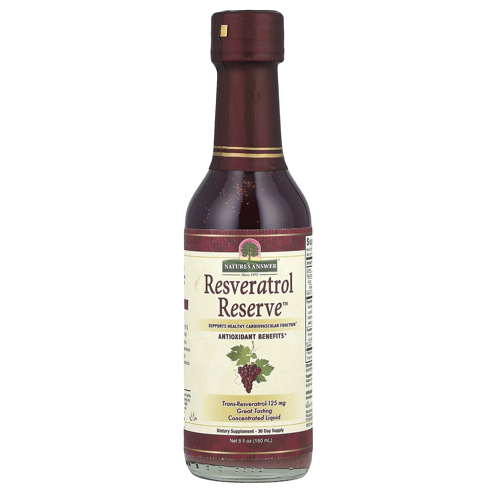 Nature's Answer, Resveratrol Reserve™, 5 fl oz (150 ml) - Image 1