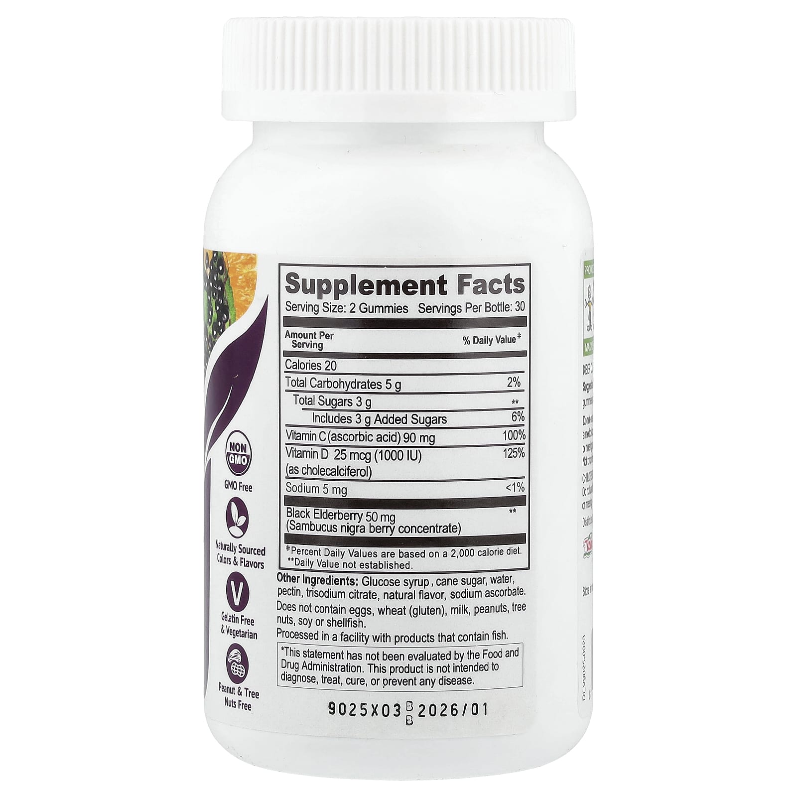 YumVs, Immuni-D™, Triple Defense, Berry, 60 Gummies - Image 2
