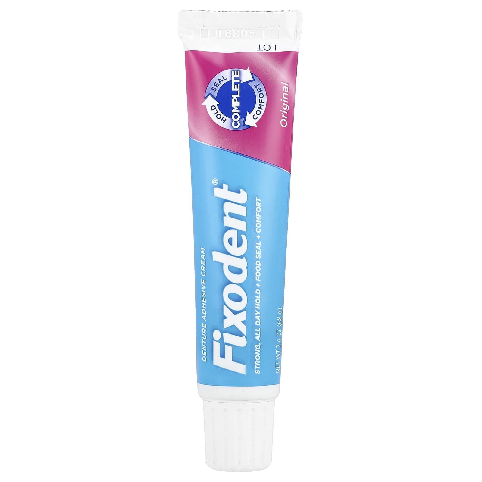 Fixodent Original Denture Adhesive Cream 2.4 oz - Image 1