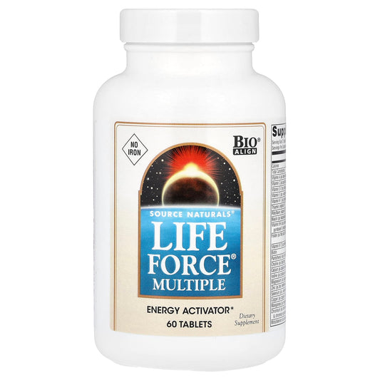 Source Naturals, Life Force® Multiple, No Iron, 60 Tablets - Image 1