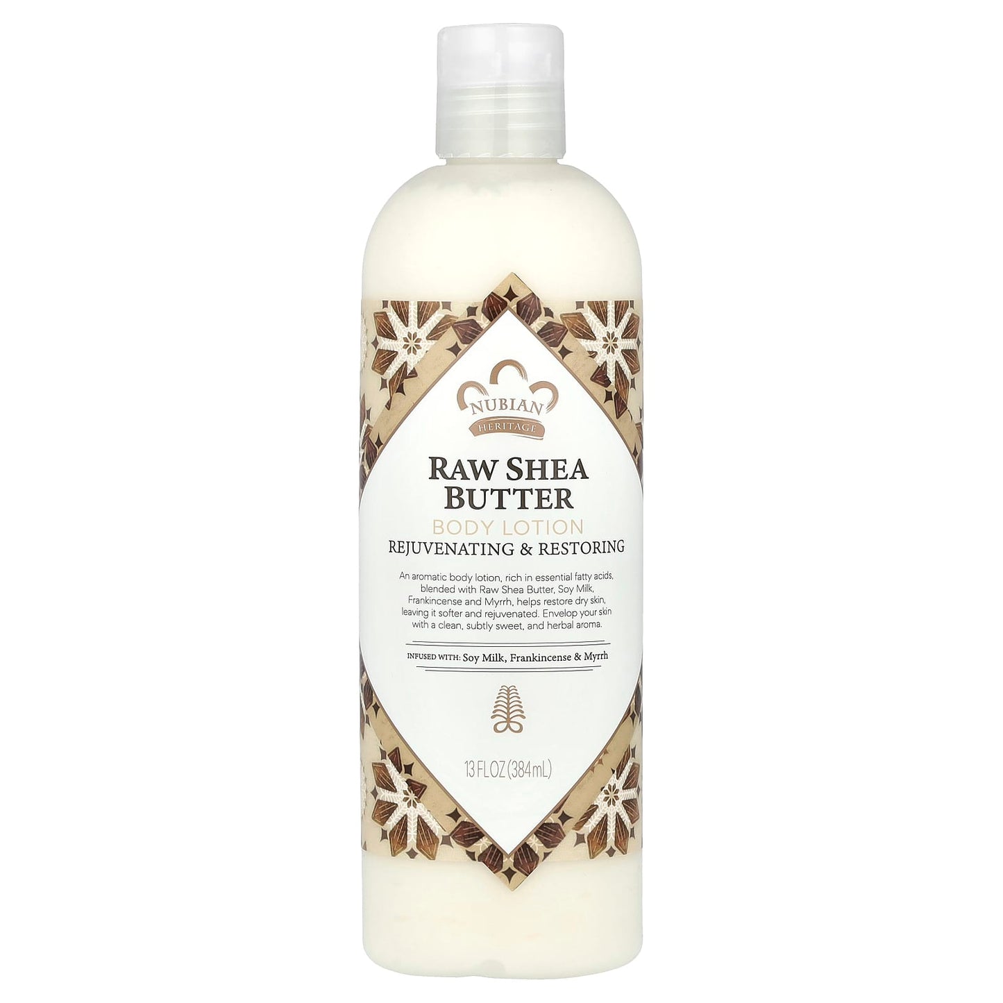 Nubian Heritage, Body Lotion, Raw Shea Butter, 13 fl oz (384 ml) - Image 1