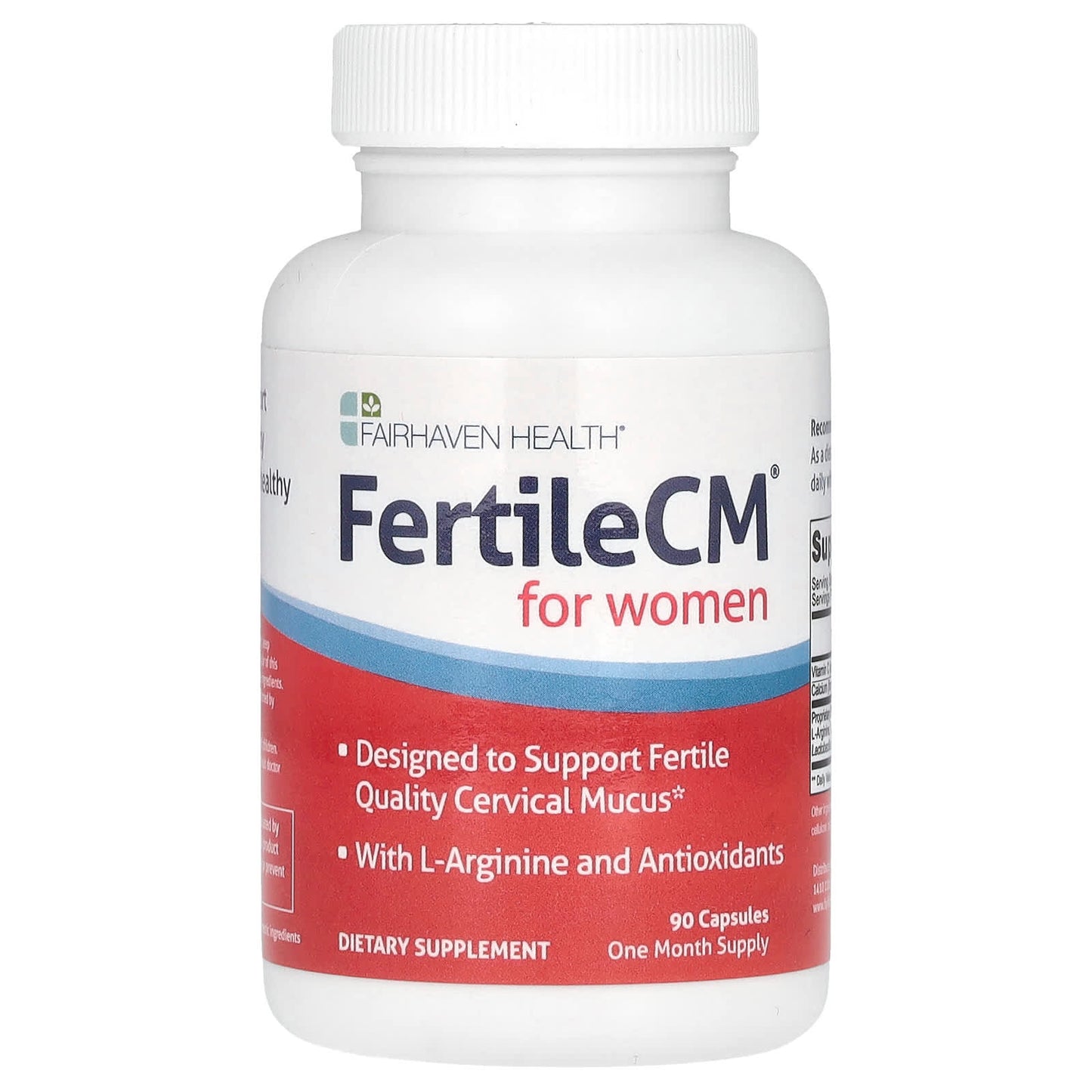 Fairhaven Health FertileCM for Women - 90 Capsules for Fertility Support - Image 1