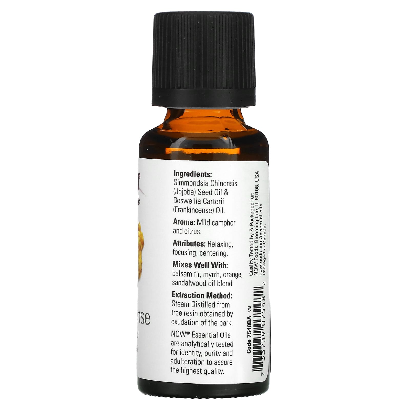 NOW Foods, Essential Oils, Frankincense 20% Oil Blend, 1 fl oz (30 ml) - Image 2