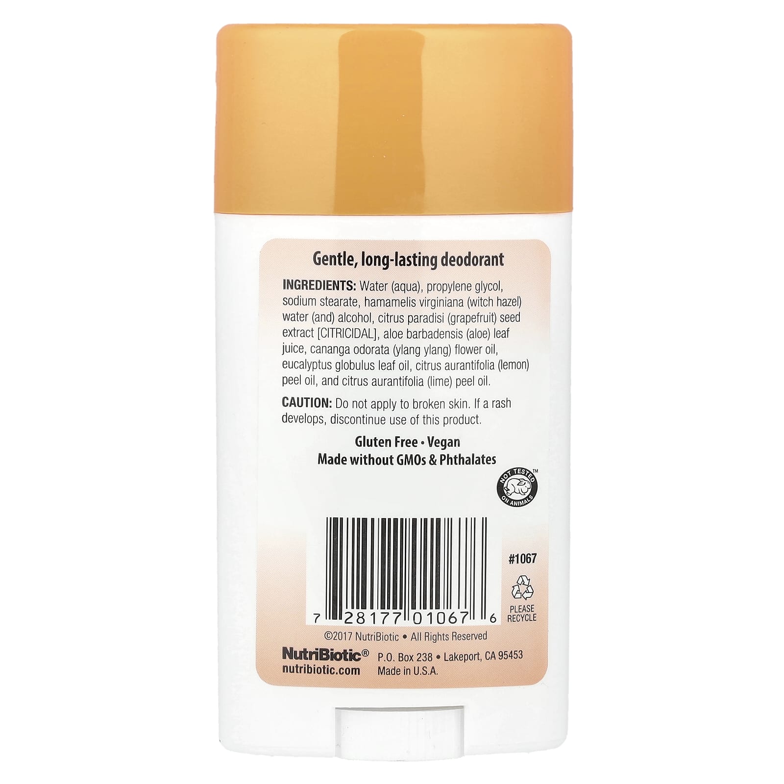 NutriBiotic, Deodorant, Mango Melon, 2.6 oz (75 g) - Image 2