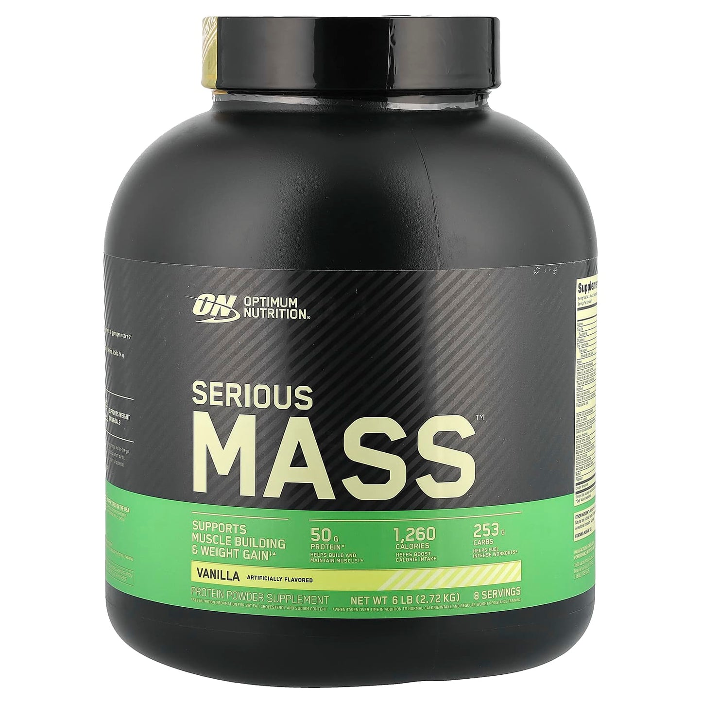 Optimum Nutrition, Serious Mass™, Vanilla, 6 lb (2.72 kg) - Image 1