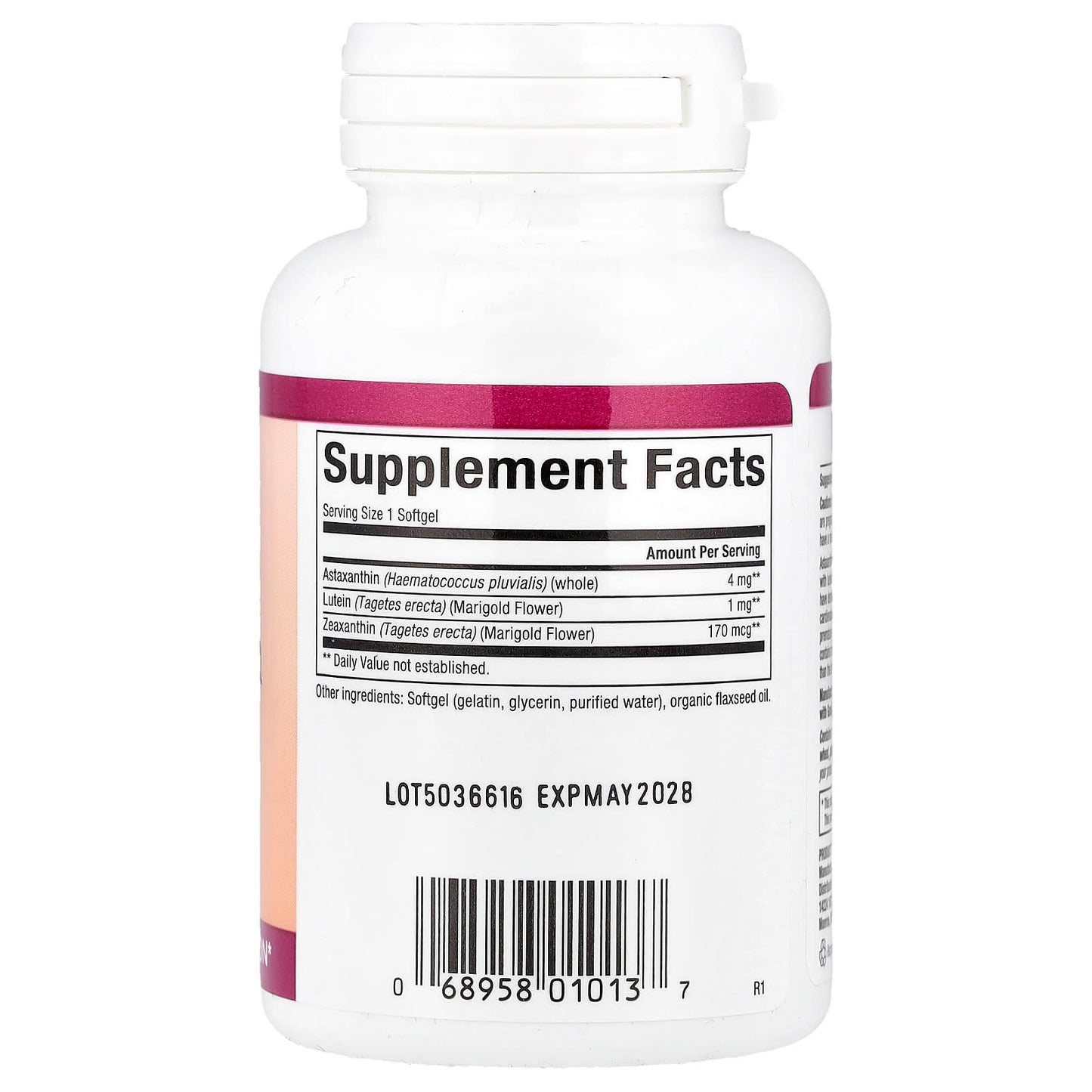 Natural Factors, Astaxanthin Plus, 4 mg, 60 Softgels - Image 2