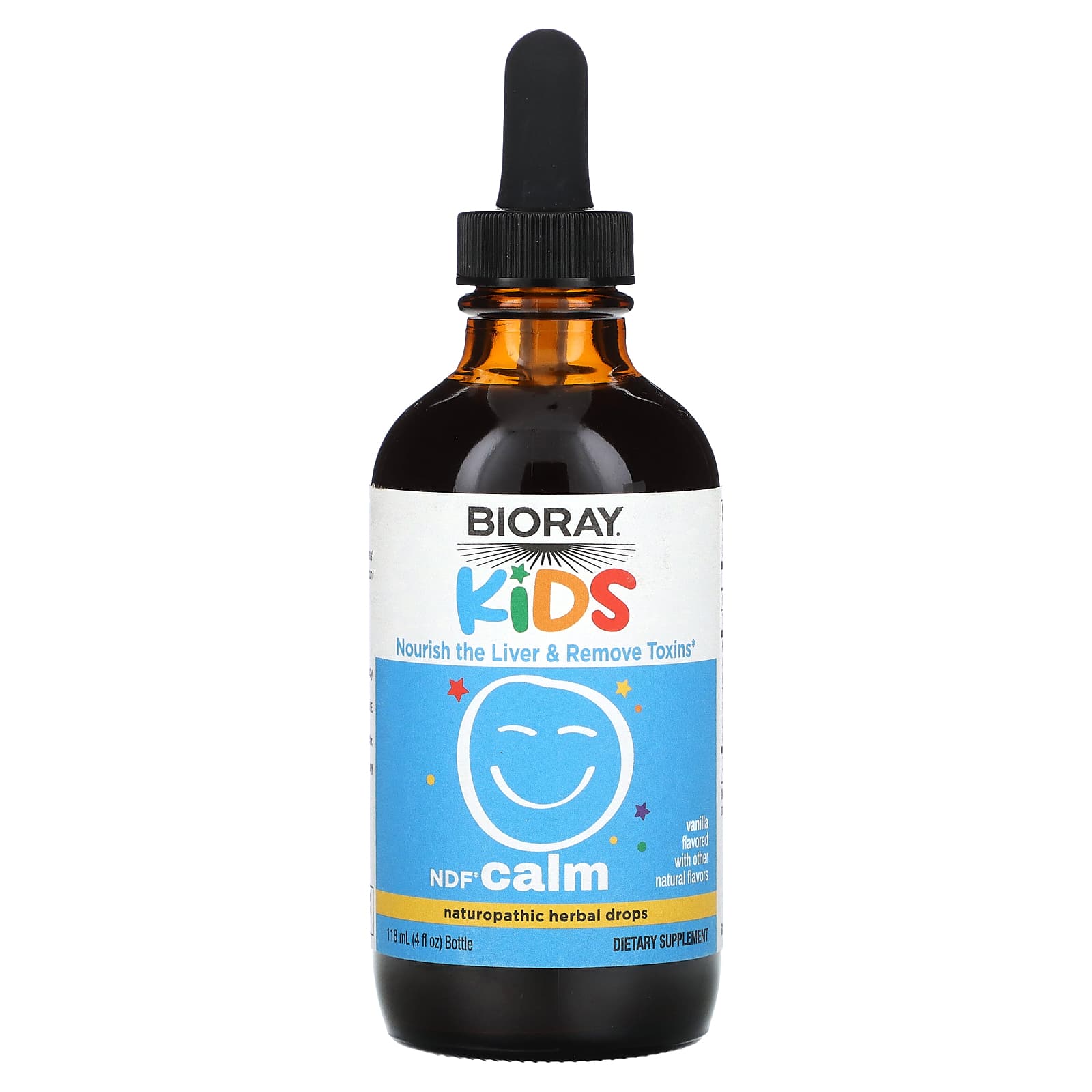 Bioray Kids NDF Calm Vanilla Herbal Drops for Healthy Liver Function - Image 1