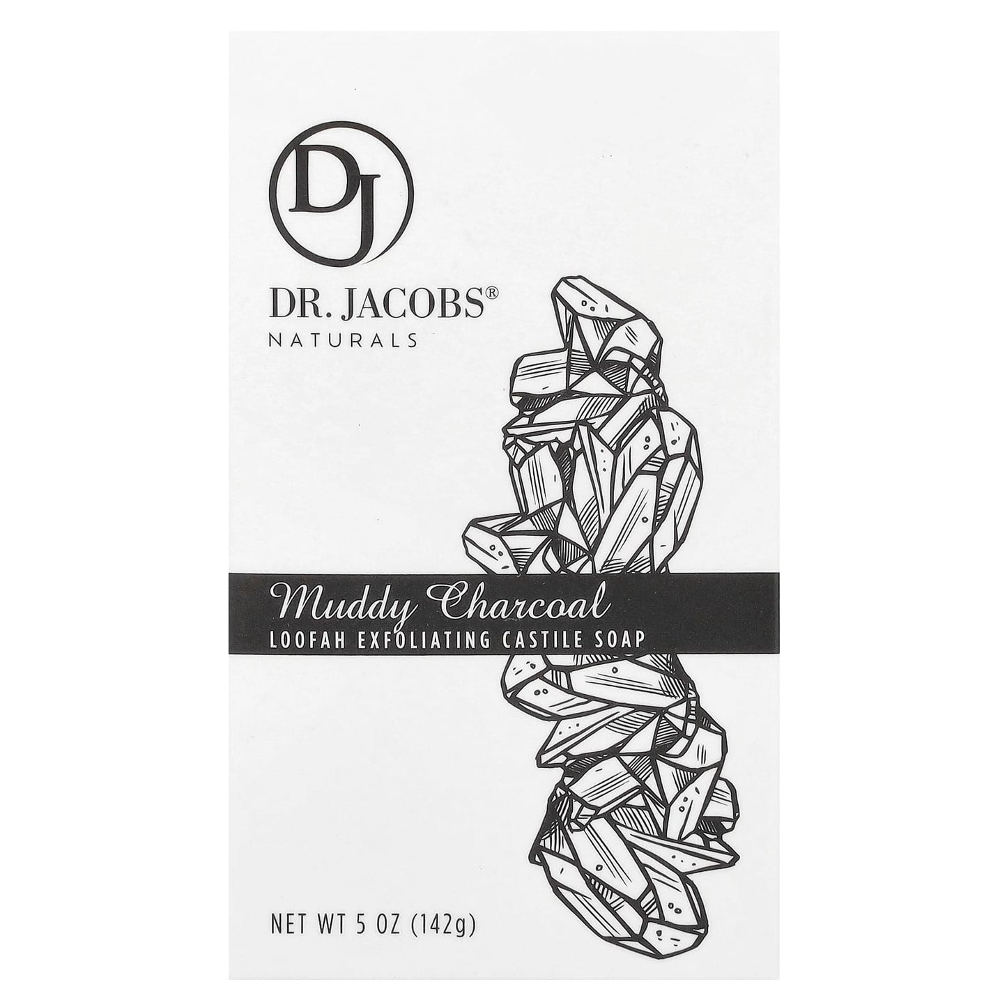 Nourishing Exfoliating Soap - Muddy Charcoal, Dead Sea Mud & Shea Butter - Image 1