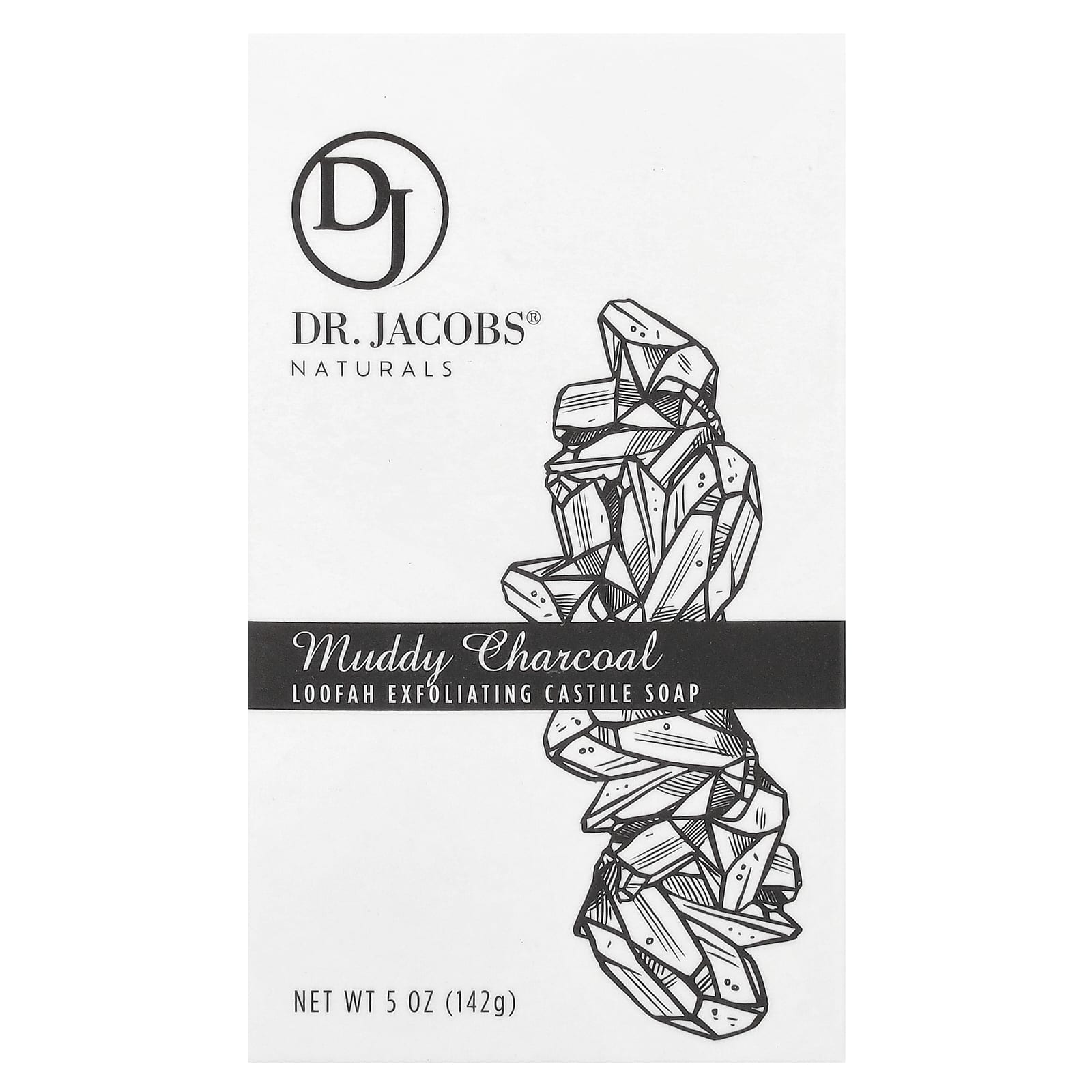 Nourishing Exfoliating Soap - Muddy Charcoal, Dead Sea Mud & Shea Butter - Image 1