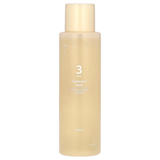 Numbuzin, No.3 Super Glowing Essence Toner, 6.76 fl oz (200 ml) - Image 1
