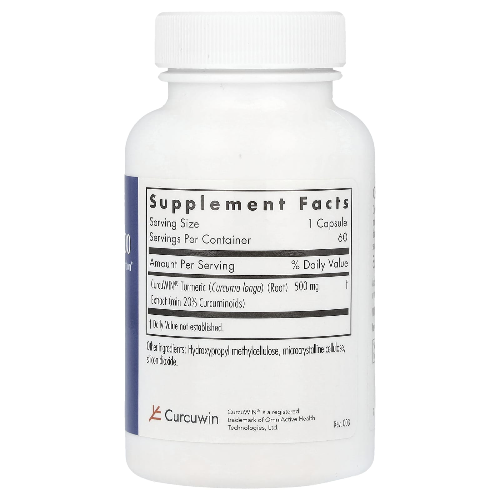 Turmeric Curcumin 500mg 60 Capsules - Enhanced Absorption - Image 2