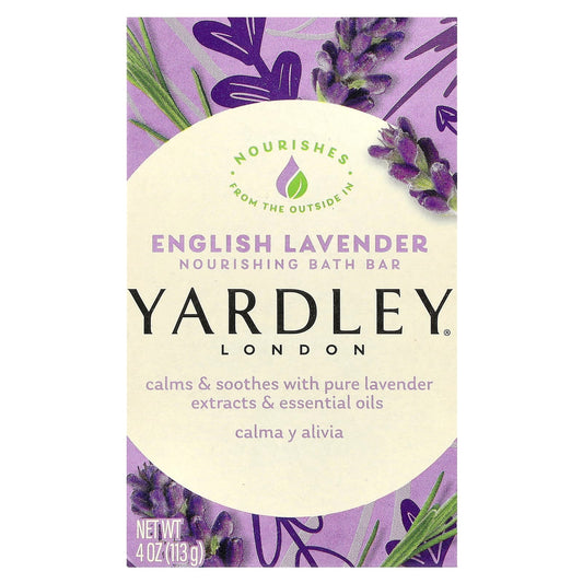 Yardley London, Nourishing Bath Bar, English Lavender, 4 oz (113 g) - Image 1