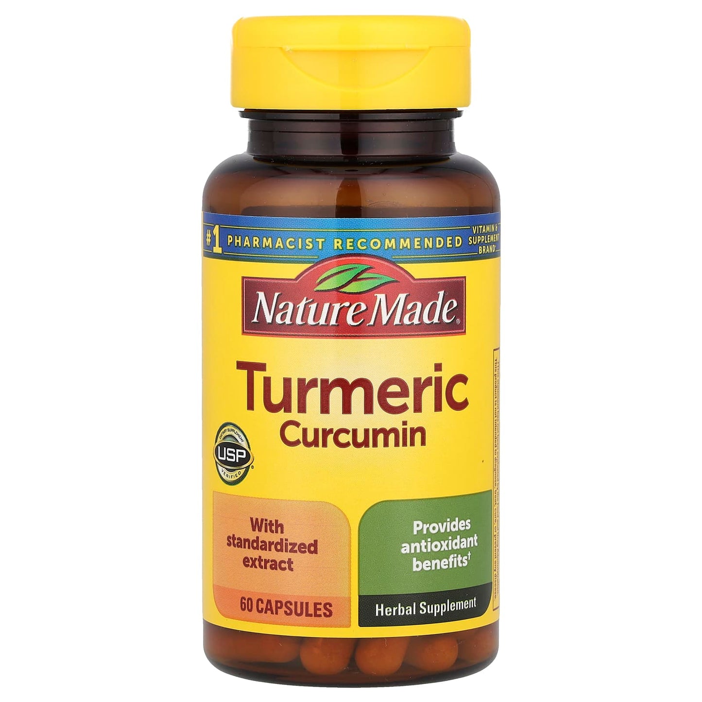 Nature Made, Turmeric Curcumin, 60 Capsules - Image 1