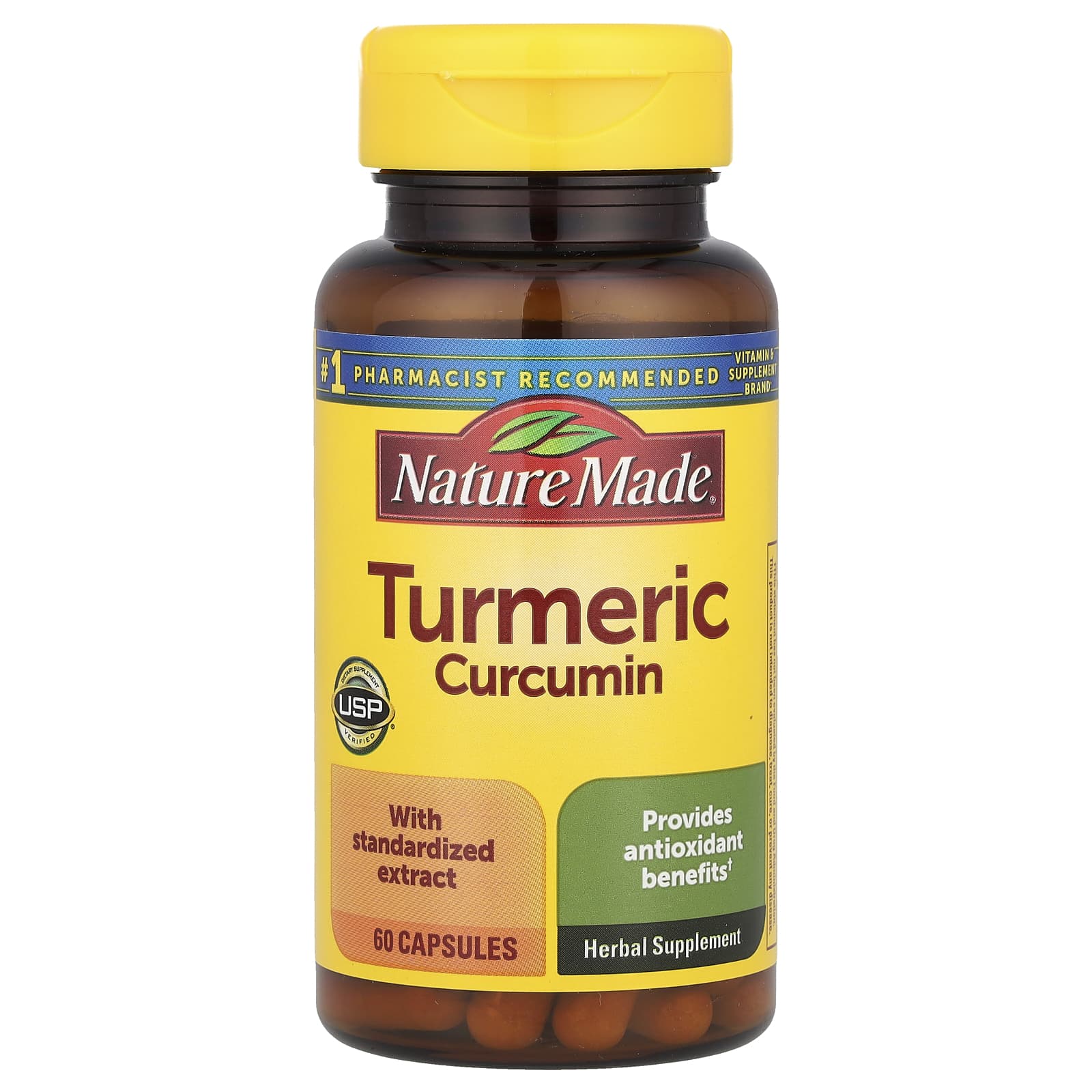 Nature Made, Turmeric Curcumin, 60 Capsules - Image 1