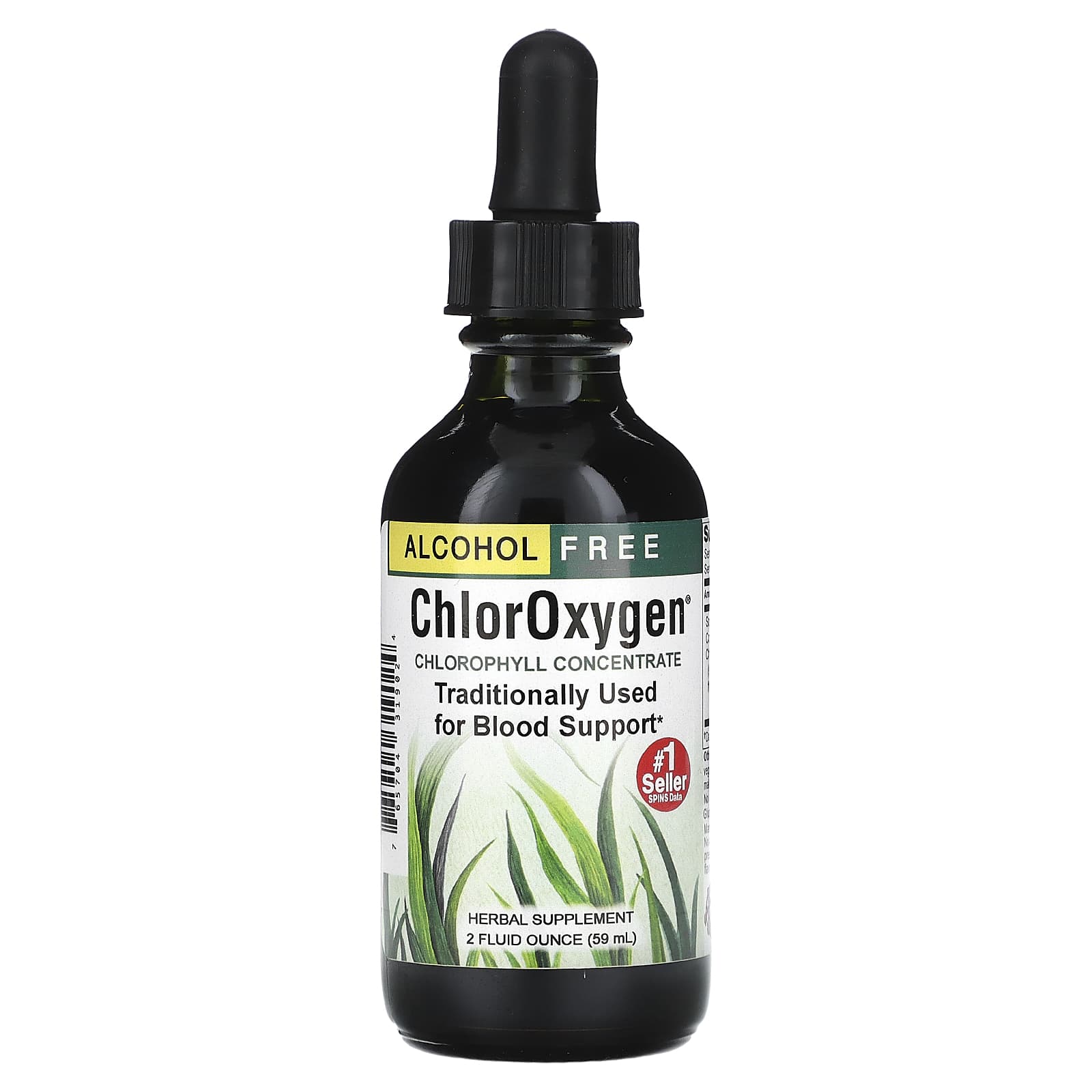 Blood Support Supplement with ChlorOxygen Chlorophyll Concentrate - 2 fl oz - Image 1