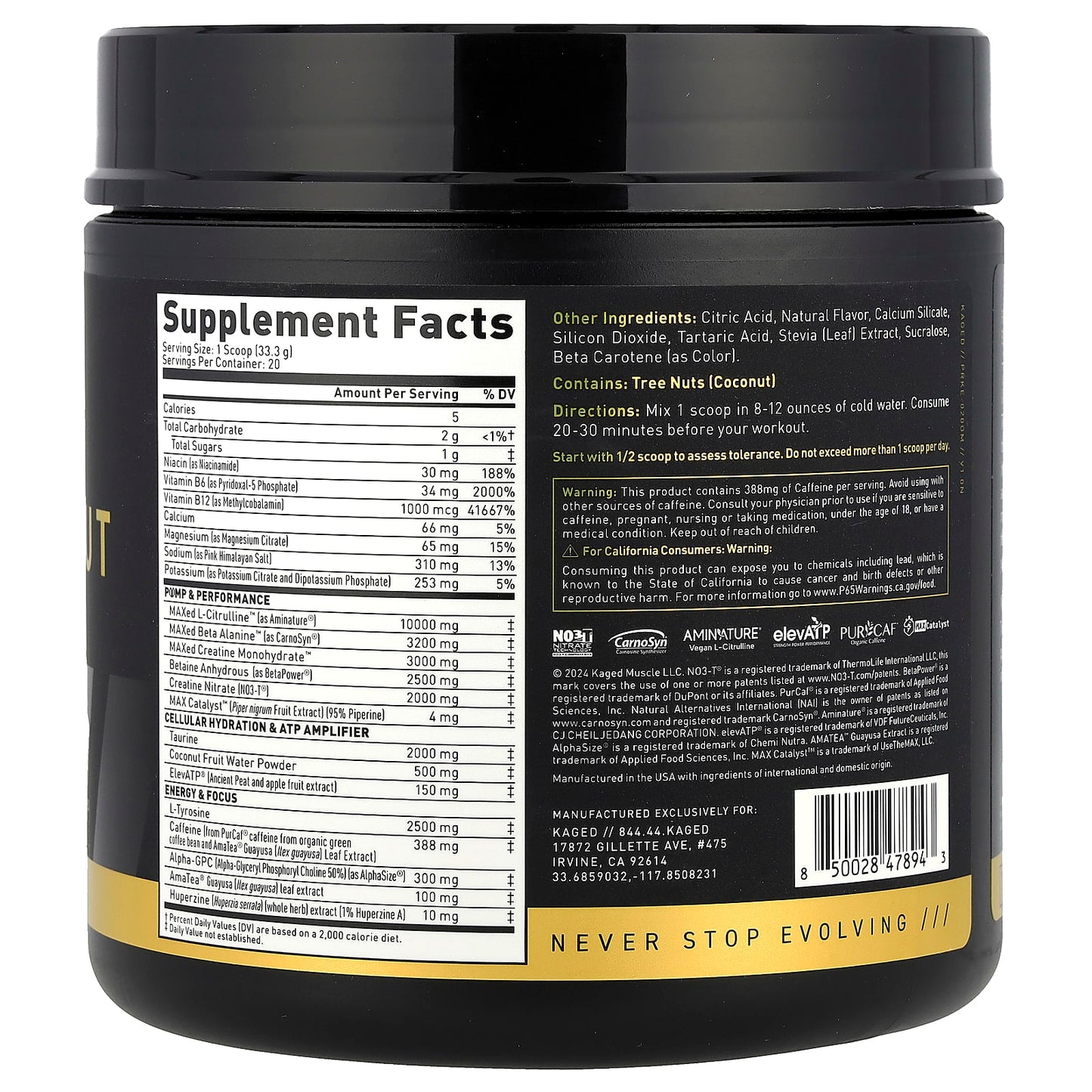 Kaged Elite Series Pre-Workout | Fuel Your Most Epic Workouts - Image 2