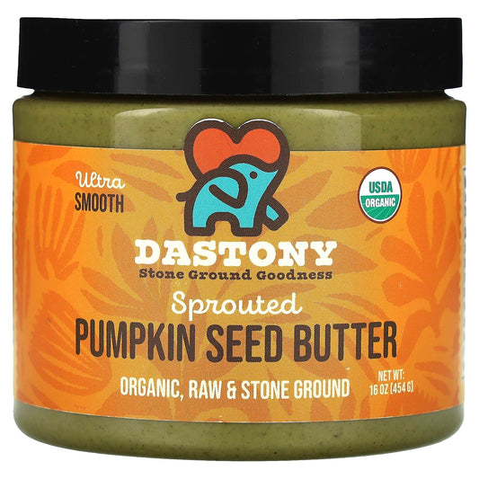 Organic Sprouted Pumpkin Seed Butter by Dastony - 16 oz - Image 1