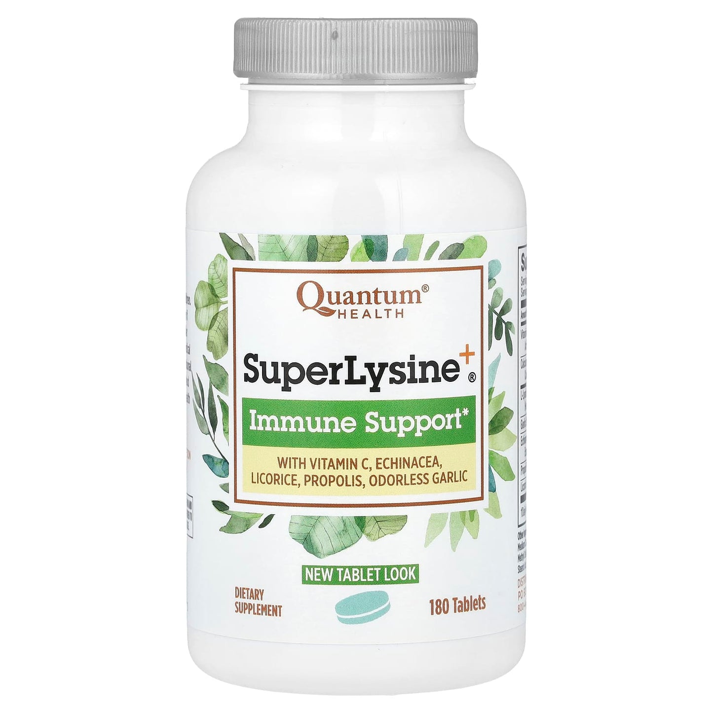 Quantum Health, SuperLysine+®, Immune Support, 180 Tablets - Image 1