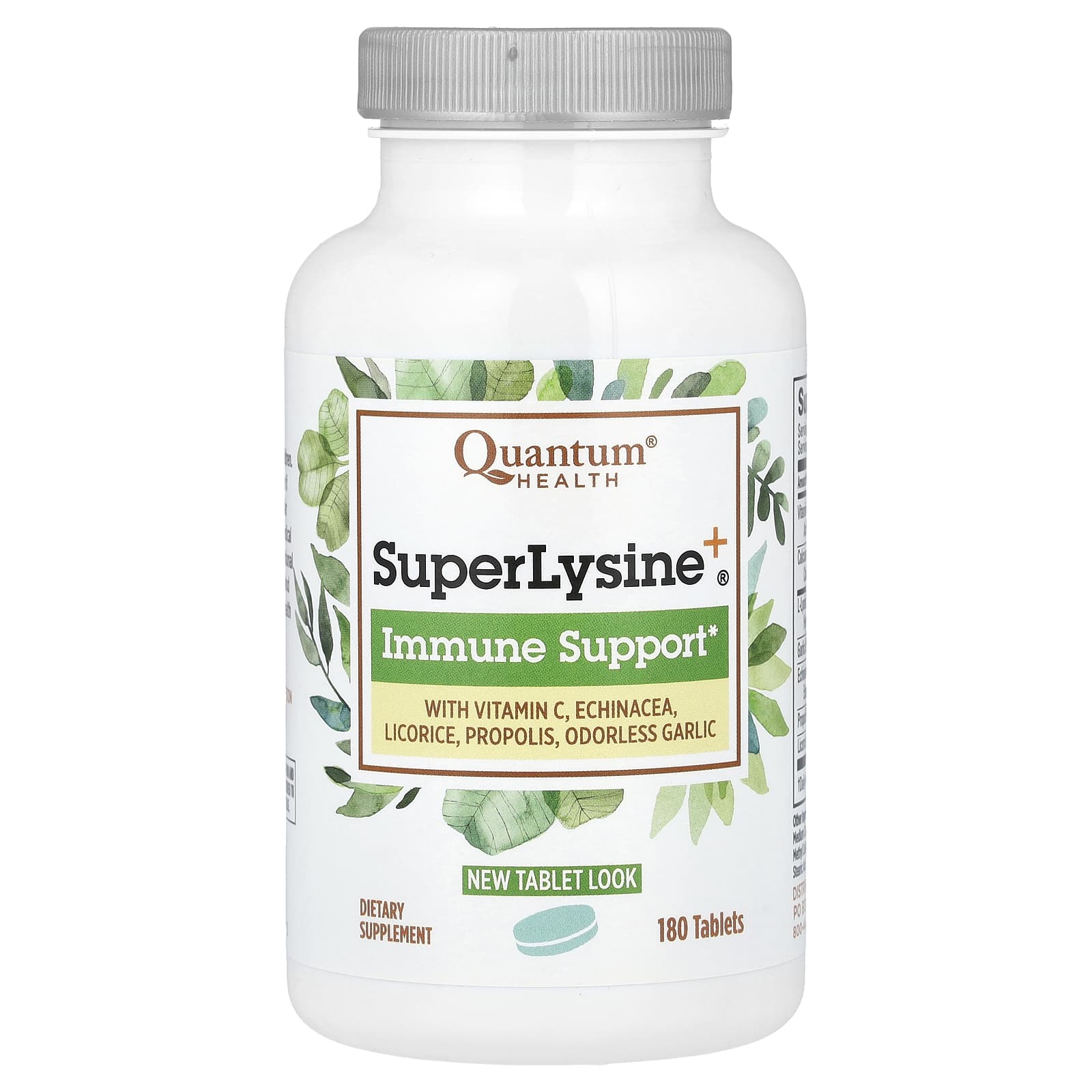 Quantum Health, SuperLysine+®, Immune Support, 180 Tablets - Image 1
