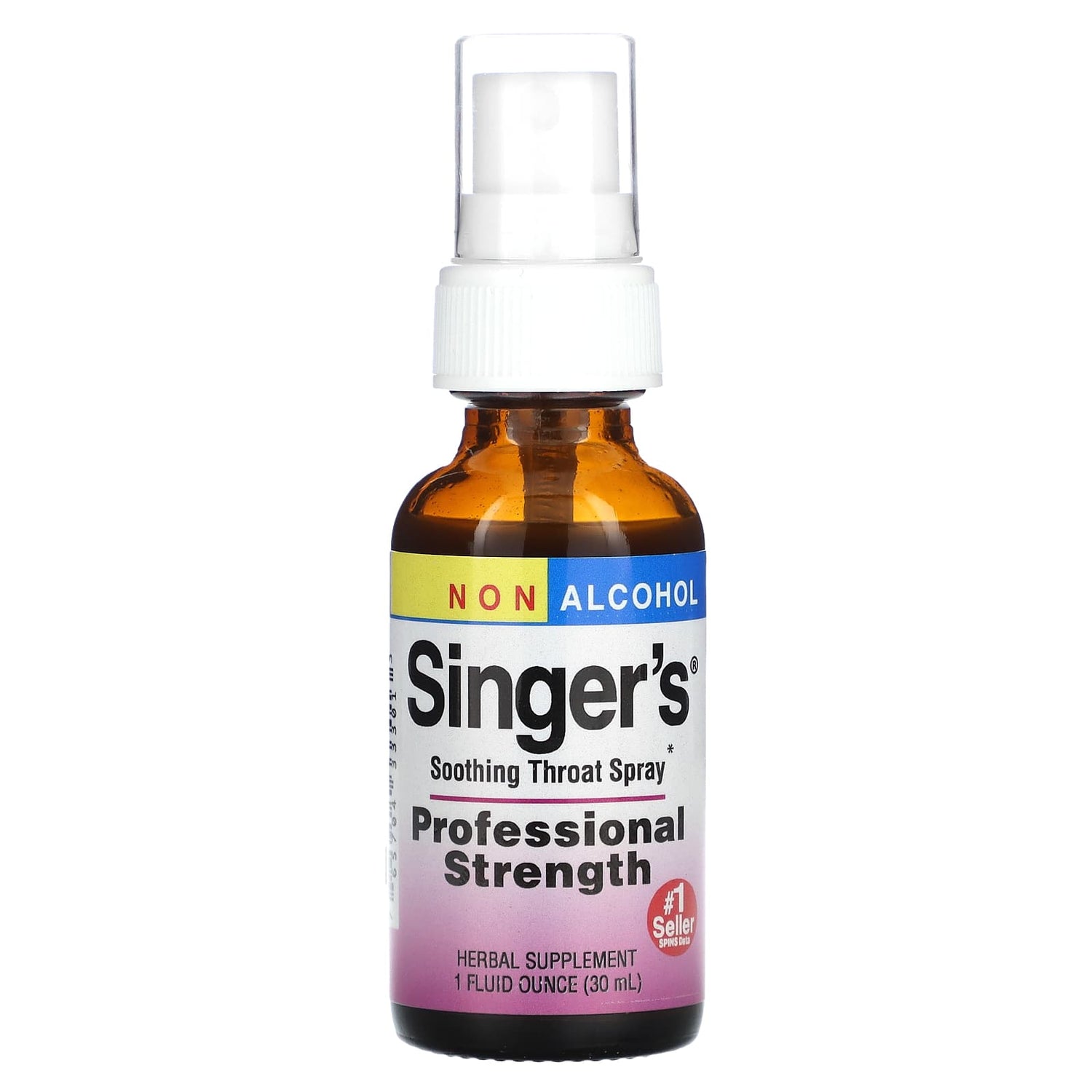 Throat Soothing Spray for Singers, Non-Alcoholic, Gluten-Free - Image 1