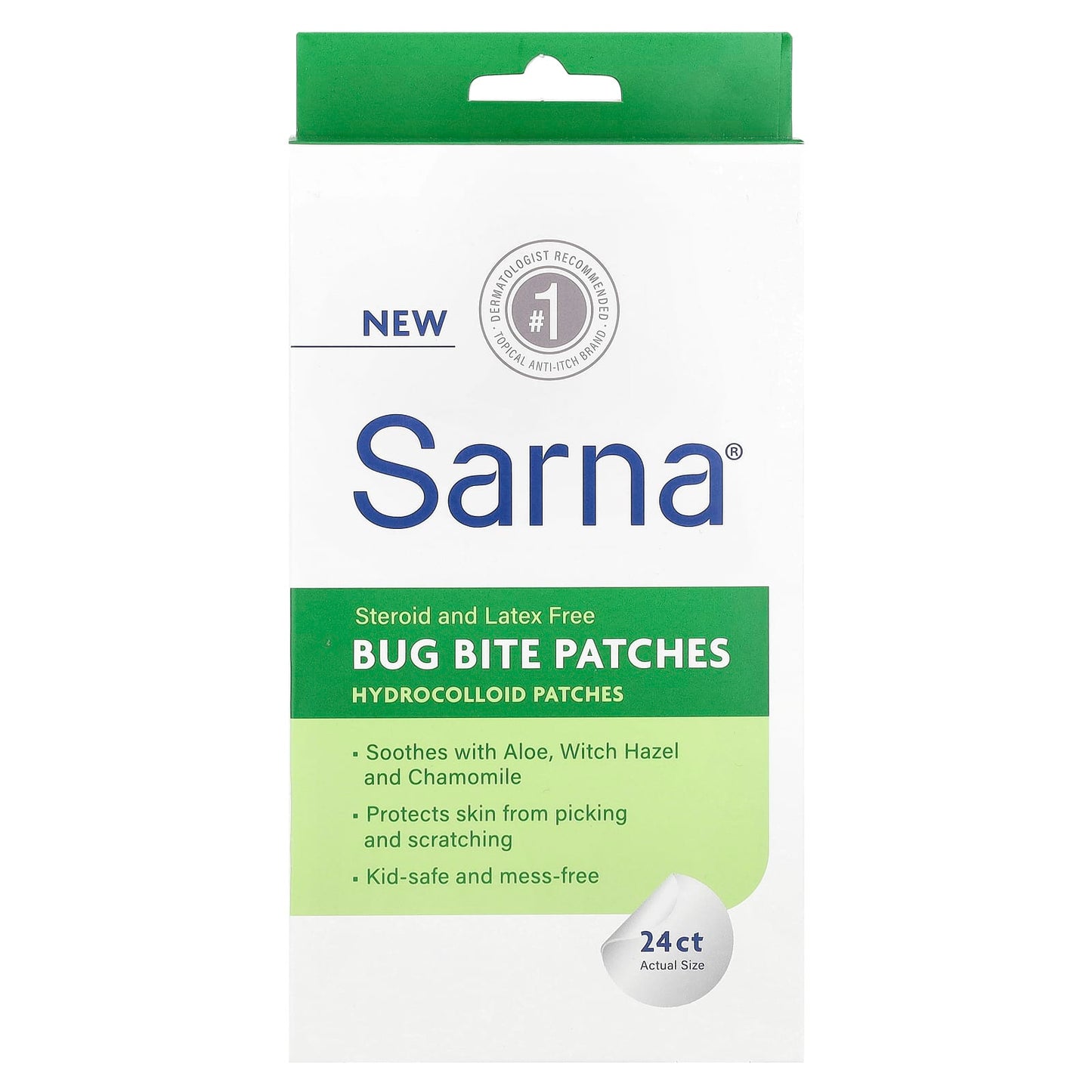 Sarna, Bug Bite Patches, 24 Count - Image 1