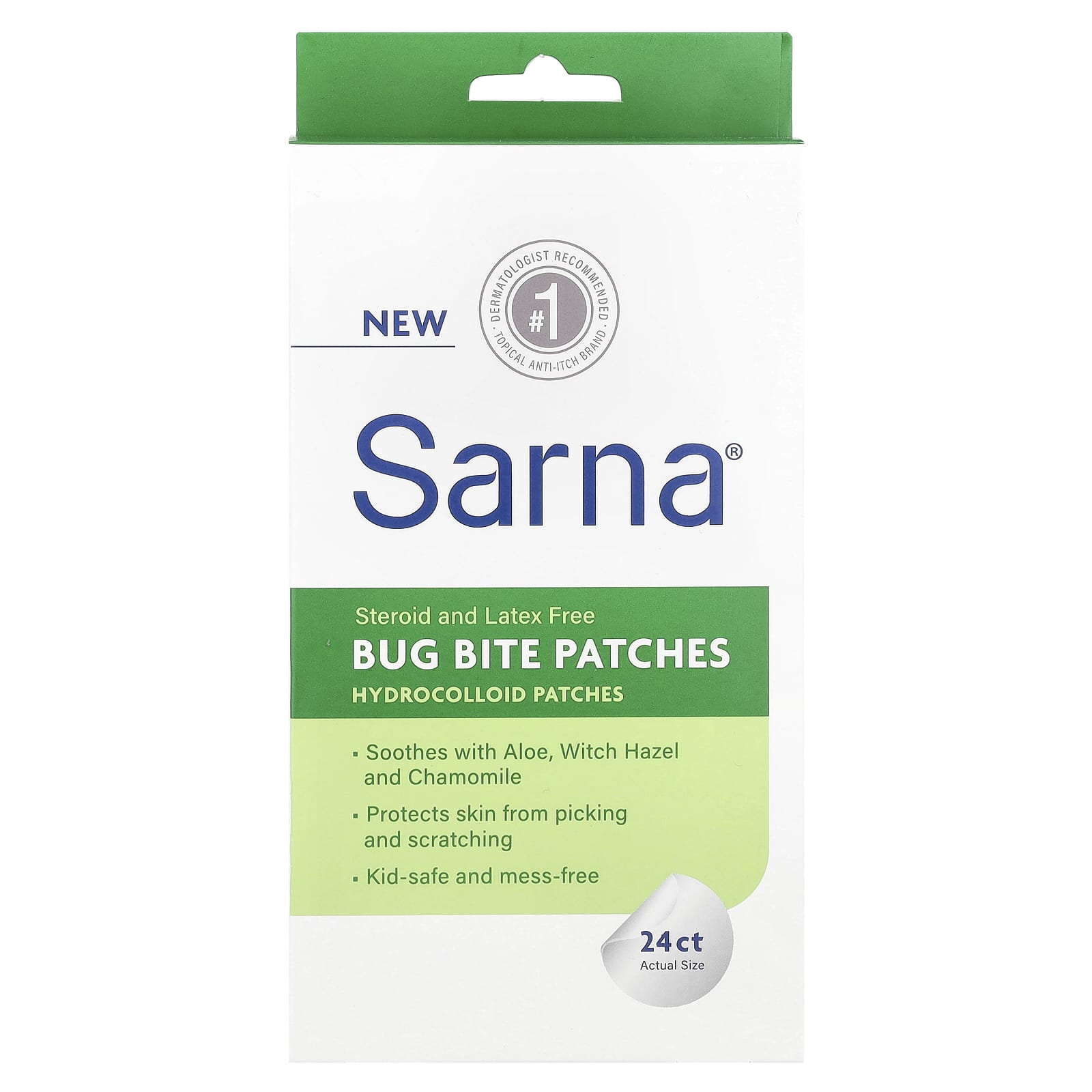Sarna, Bug Bite Patches, 24 Count - Image 1