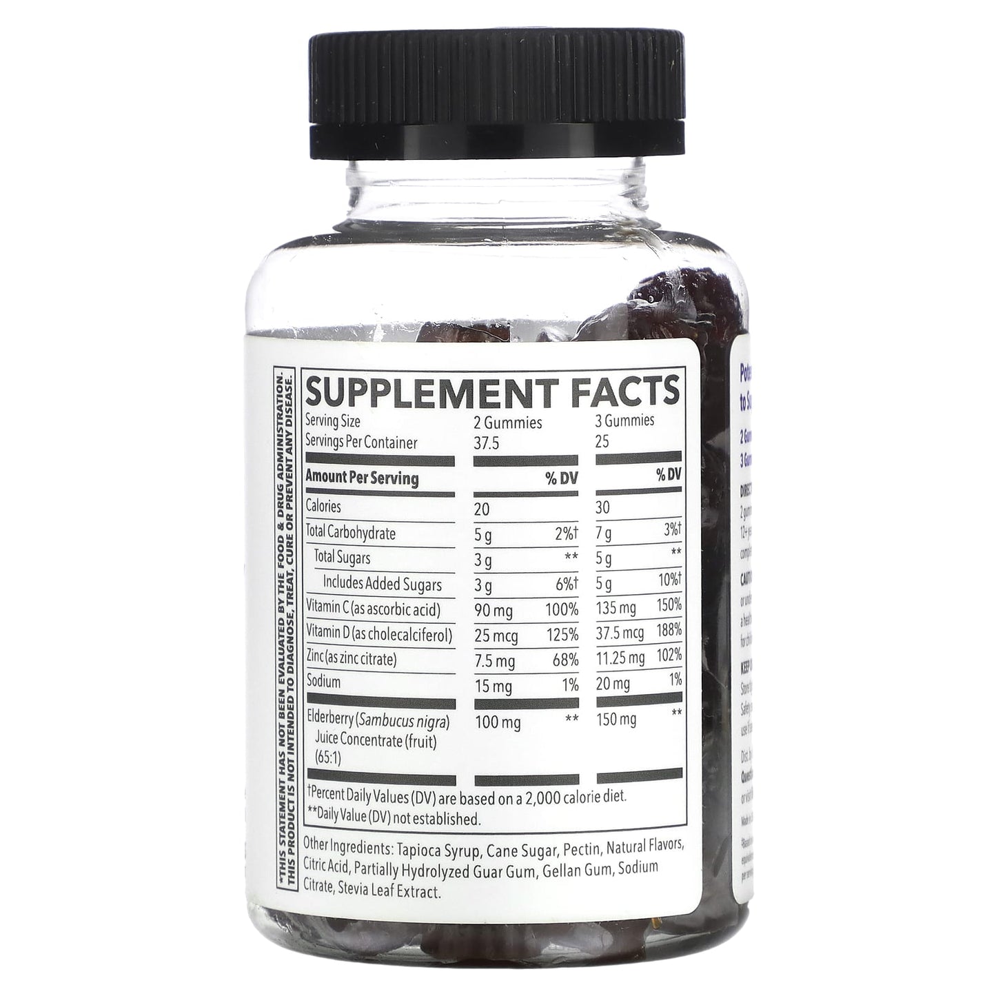 LifeSeasons, Clinical Immunity, Elderberry Gummy, 75 Gummies - Image 2