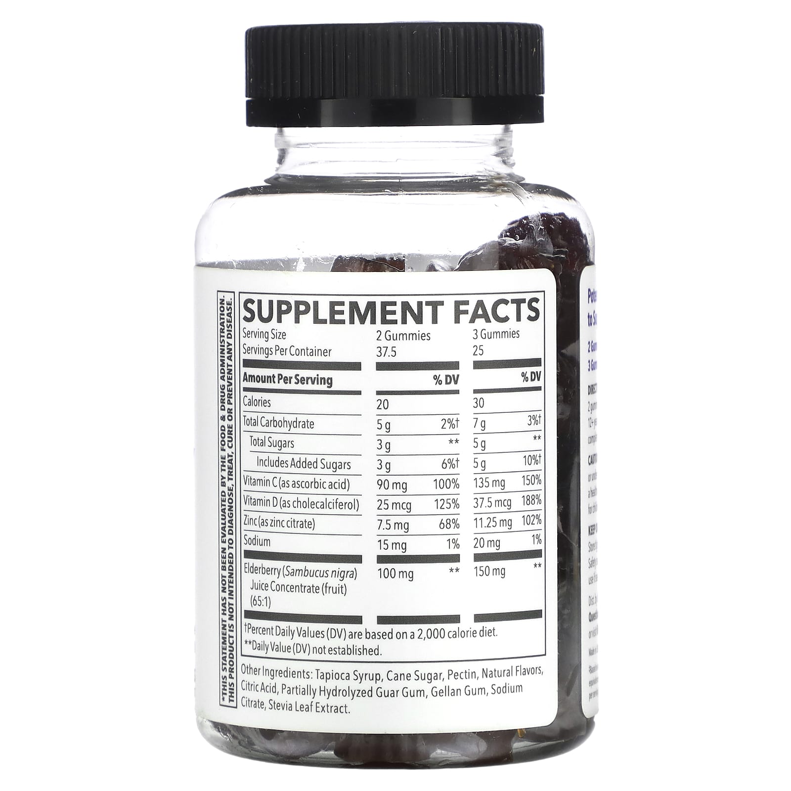 LifeSeasons, Clinical Immunity, Elderberry Gummy, 75 Gummies - Image 2