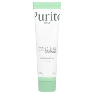 Purito Centella Cream for Sensitive Skin, Unscented, 1.69 fl oz (50 ml)