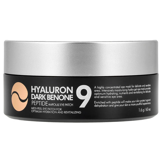Medi-Peel, Hyaluron Dark Benone 9, Peptide Ampoule Eye Patch, 60 Patches - Image 1
